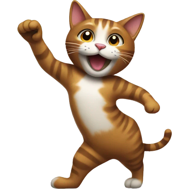 Dancing cat emoji