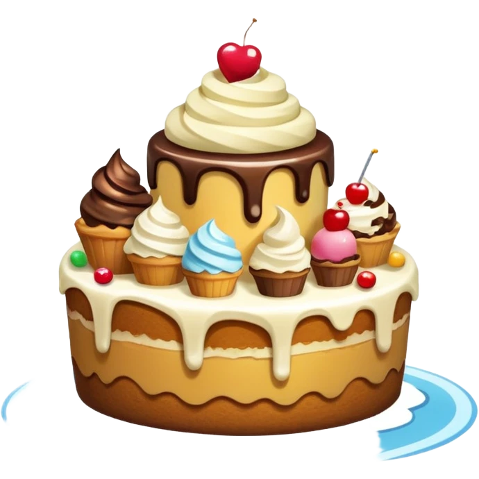 dessert flying island emoji