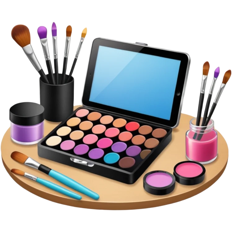 makeup TABLE emoji