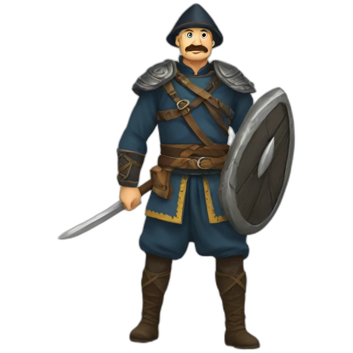 cossack-warrior emoji