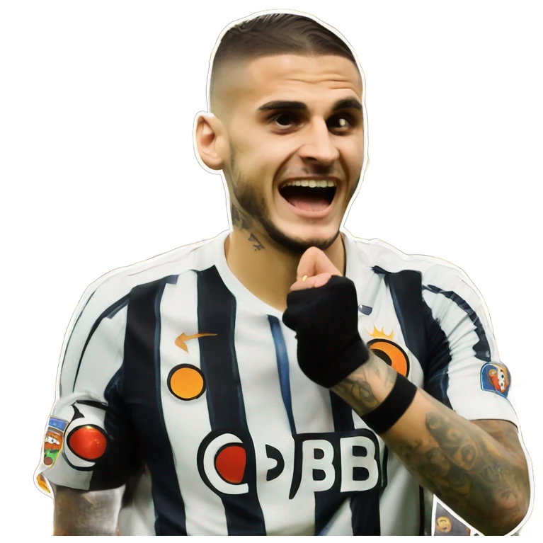 Mauro Icardi Galatasaray ear celebration emoji