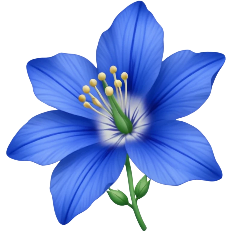 bellflower. Transparent background emoji