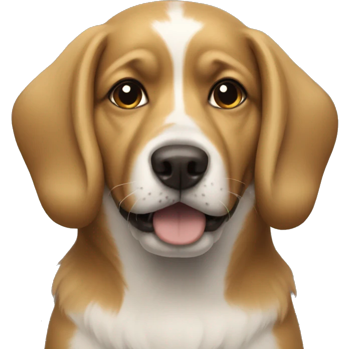 Superhero dog emoji