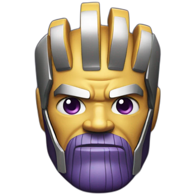 Three fingered thanos emoji
