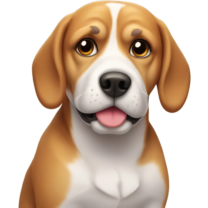 Chubby beagle emoji