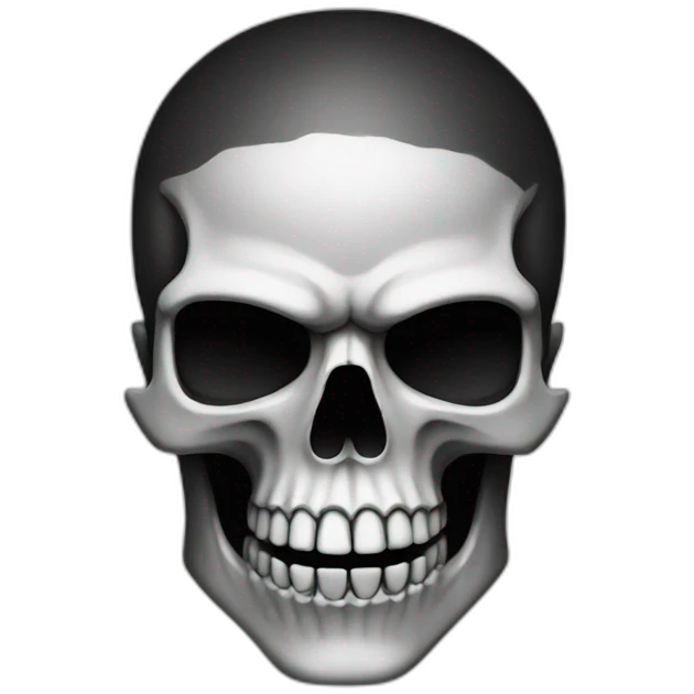 cool badass skull emoji