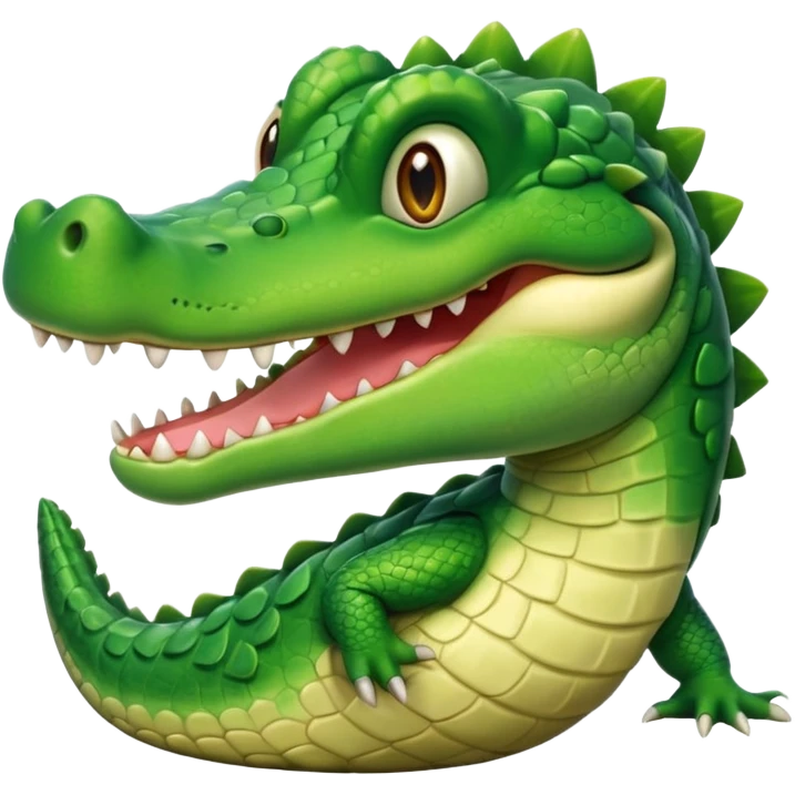 cute crocodile emoji