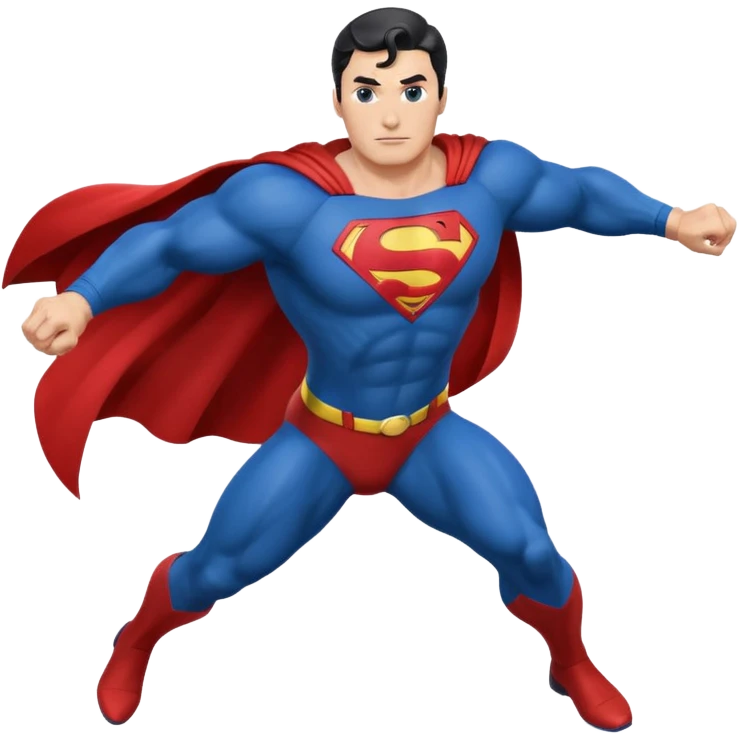 Superman fly emoji