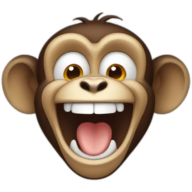 Monkey Laughing emoji
