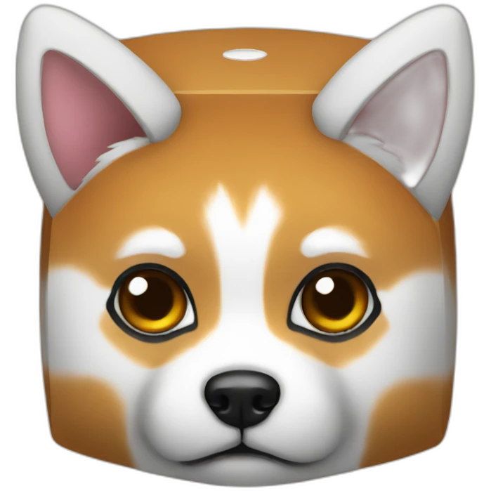 Dice with shiba ears emoji