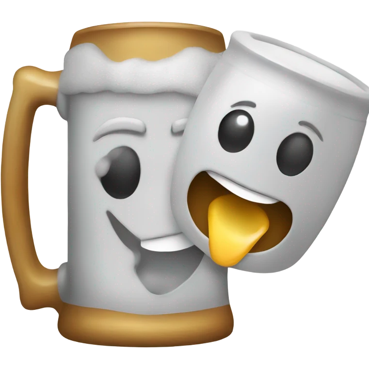 Beer mug seducing me emoji