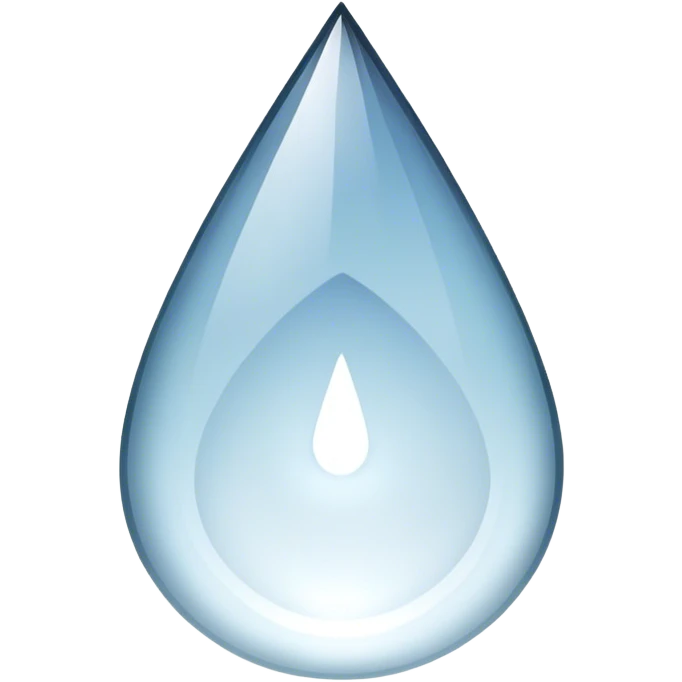 crystal tear drop emoji