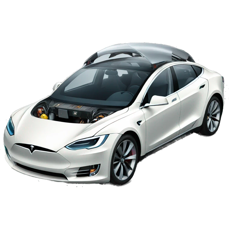 Tesla car emoji