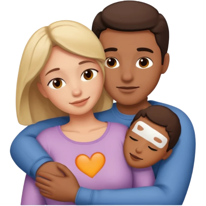 Naked man and woman laying together emoji