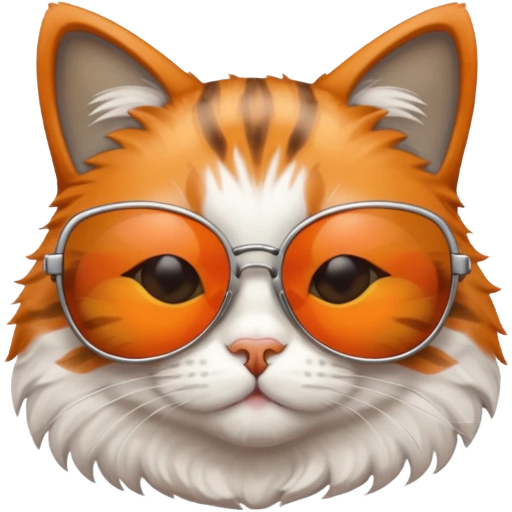 Cat wearing sunglasses emoji