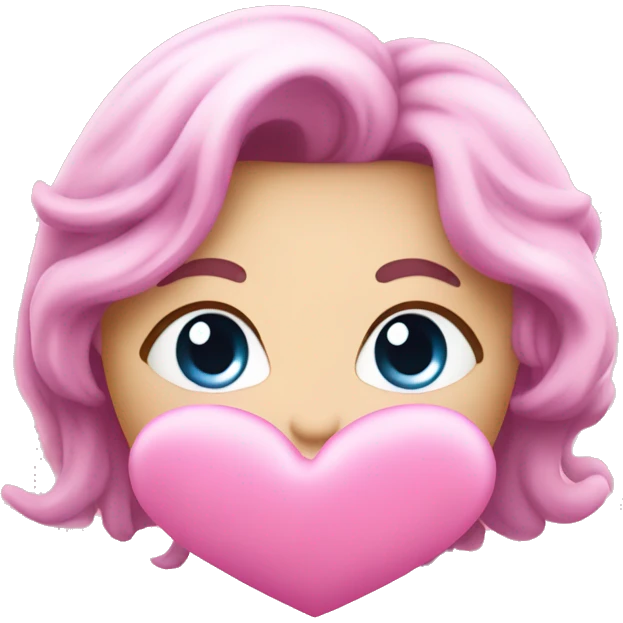 pink heart with  ྀིྀི emoji