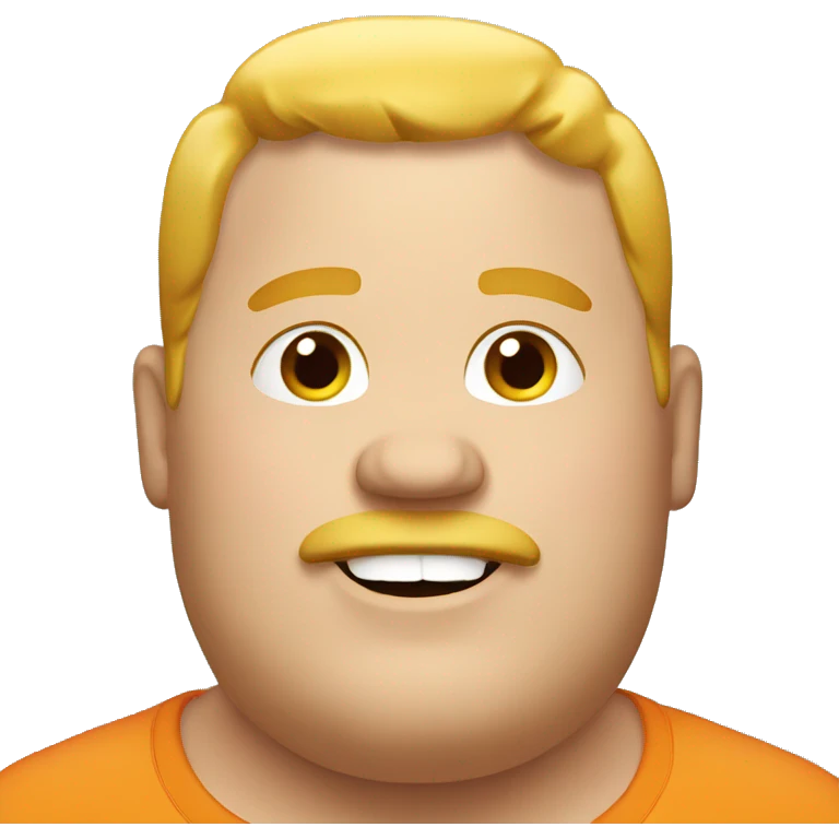 fat guy emoji