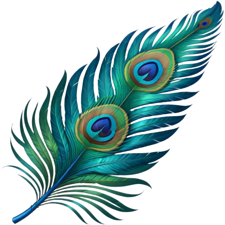  Peacock feather emoji