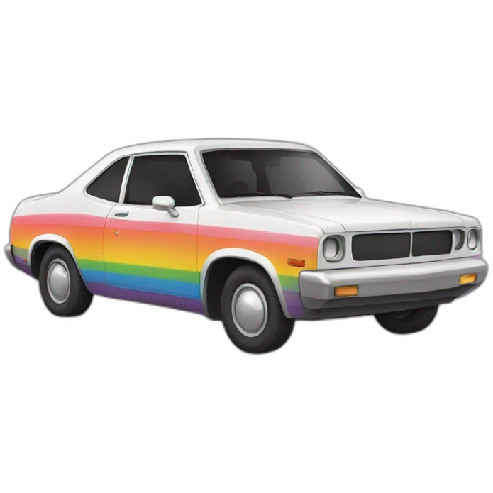 Gay car emoji