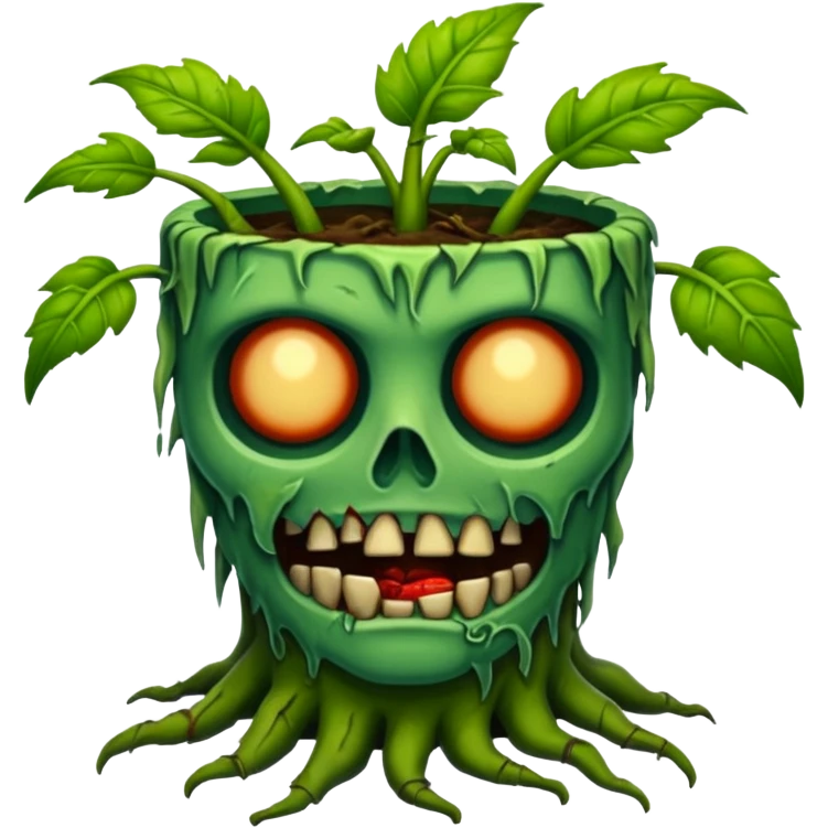 zombie plant emoji