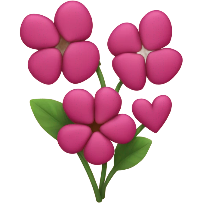 Heart flowers emoji