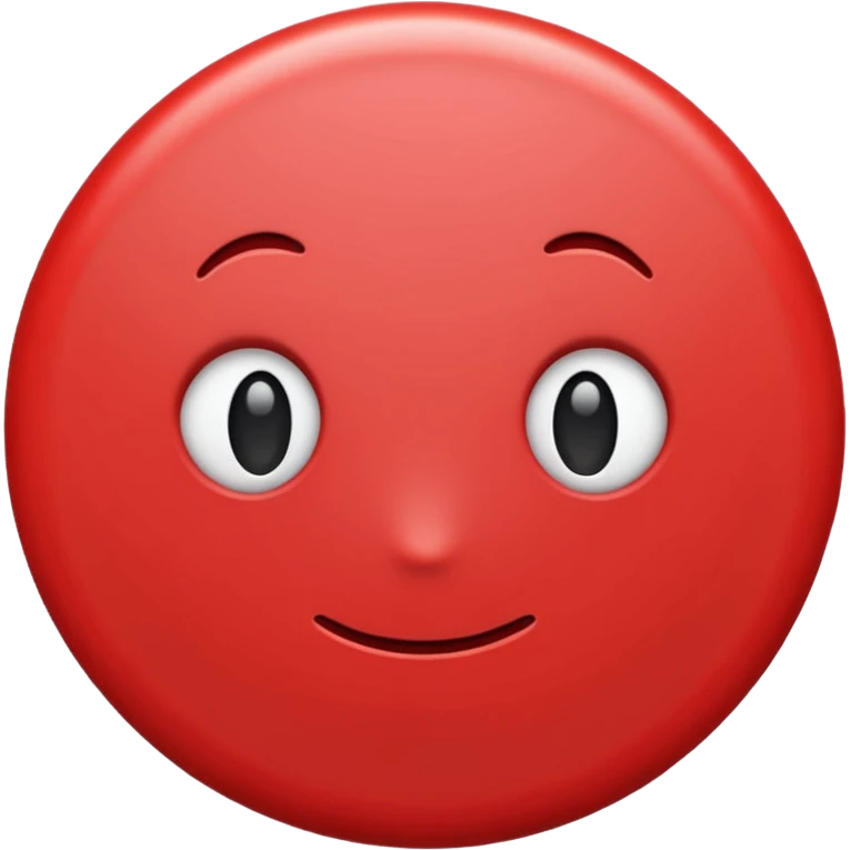 bolinha sólida vermelha para marcar início de frase emoji