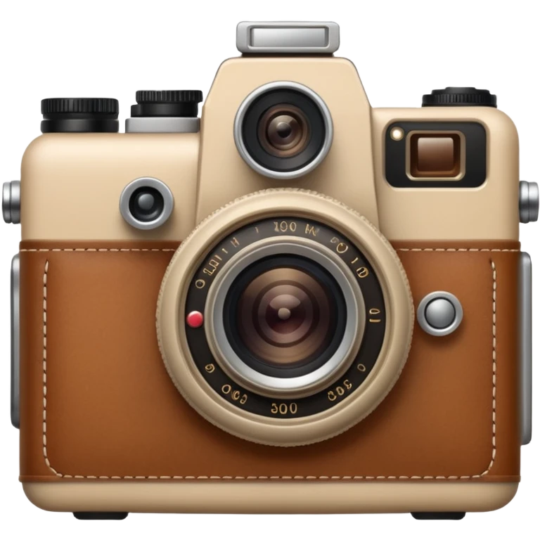 Appareil photo beige  emoji