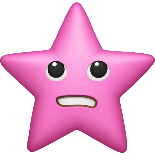 pink star emoji
