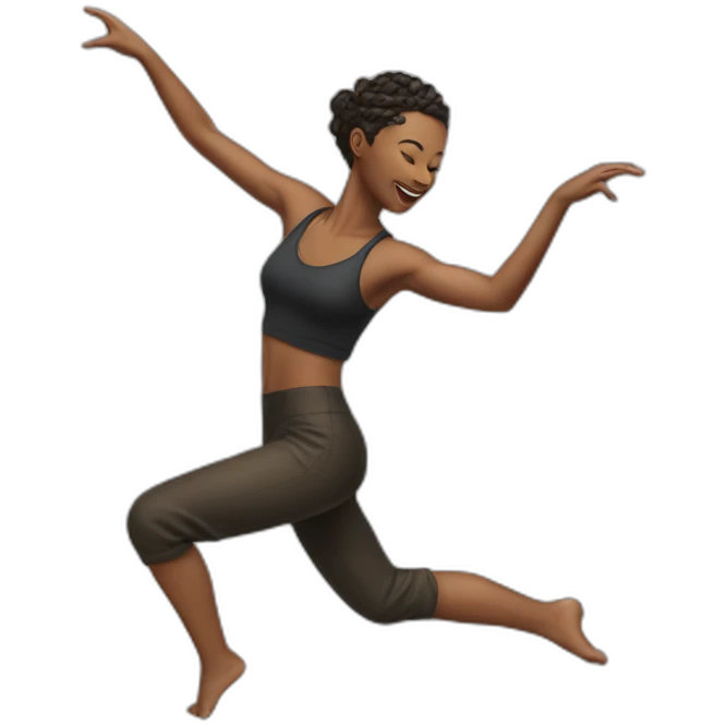 dancing photorealistic emoji