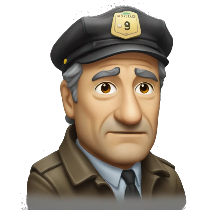 Robert De Niro Mole Taxi Driver  emoji