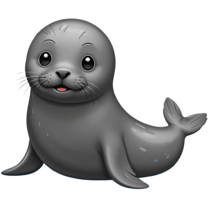 Seal having fun in lake emoji