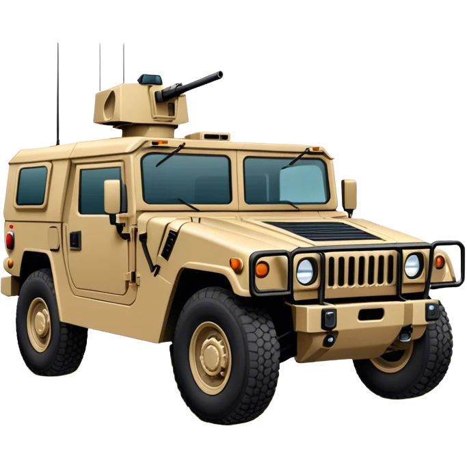Humvee (HMMWV) (sand colour) emoji