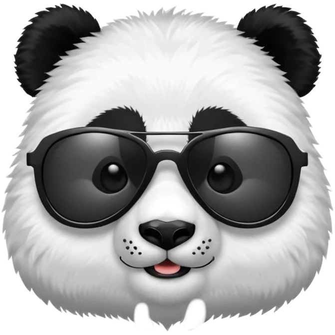 panda with sunglasses emoji