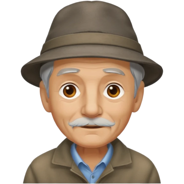 abuelo de pueblo cerrado emoji