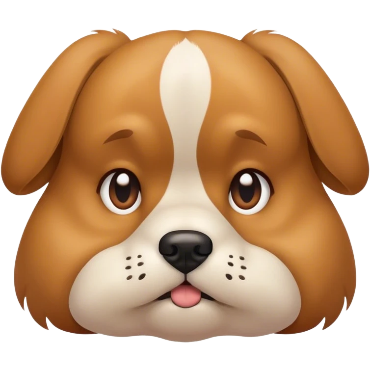 Dog crying emoji
