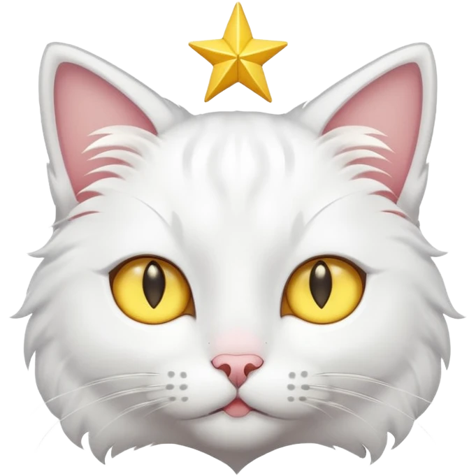 Gato com estrela nos olhos tipo esse😻 com estrela emoji