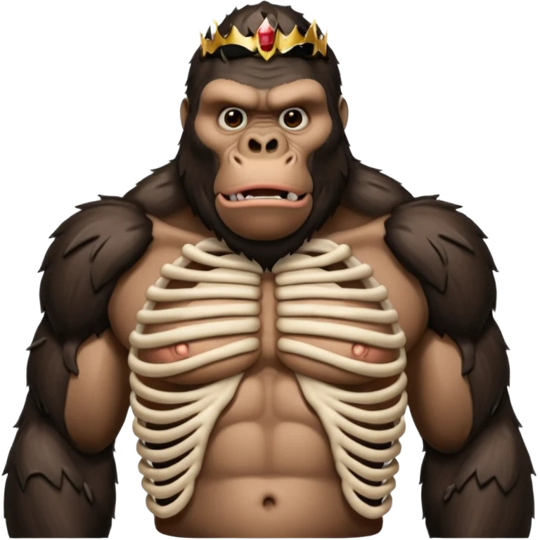 KONG ribs cage broken bones emoji