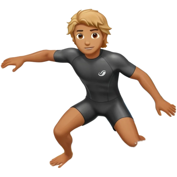 Make him surf a wave emoji