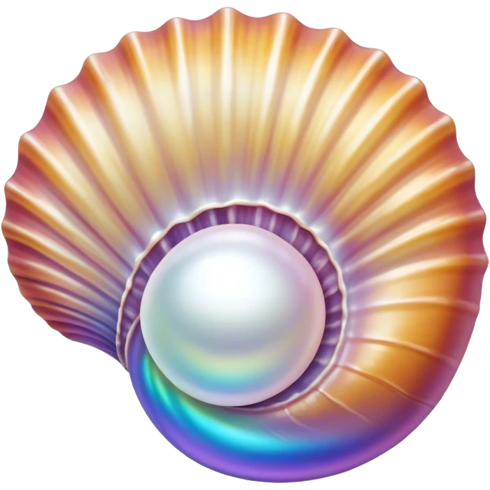 OpenSea shell with pearl emoji