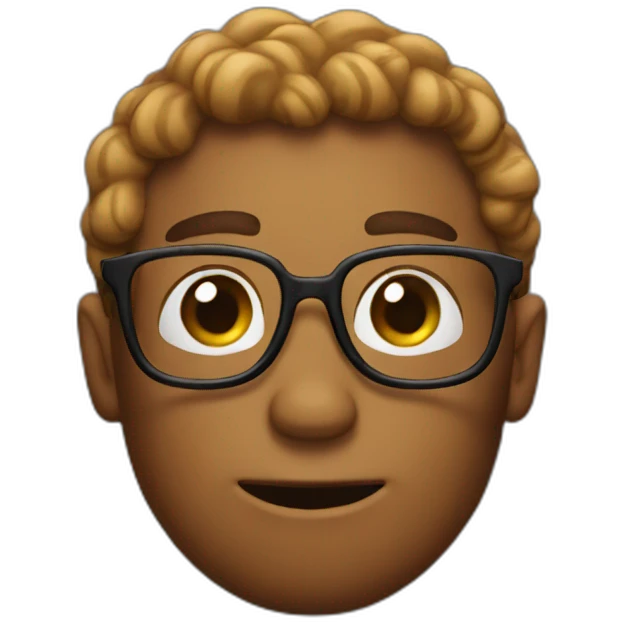 poop nerd emoji
