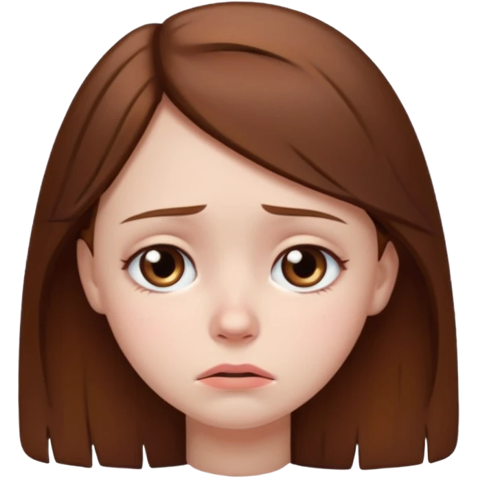 Sad girl emoji
