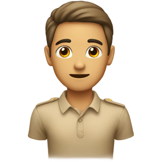 corazón beige emoji