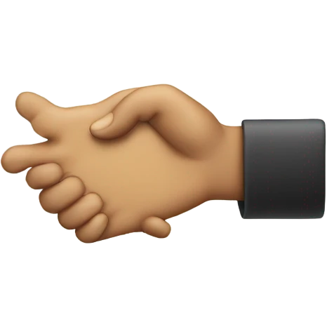 hand passes key to hand emoji