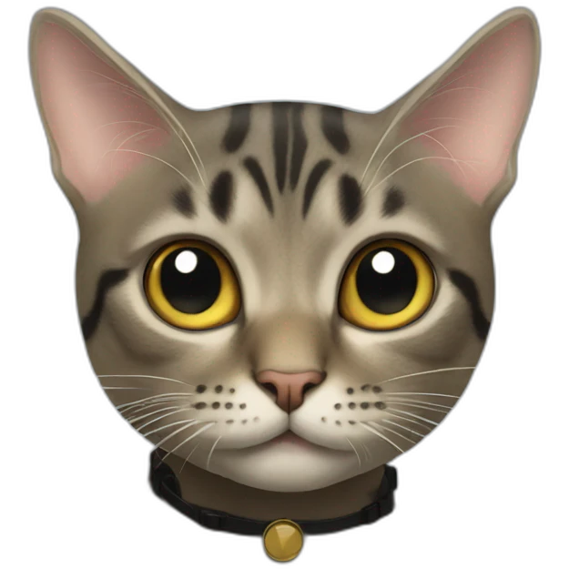cat with black ray ben emoji