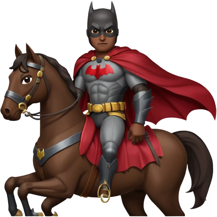 Batman on a horse emoji