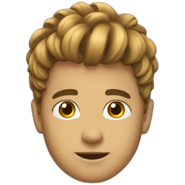 Boy hair belond emoji