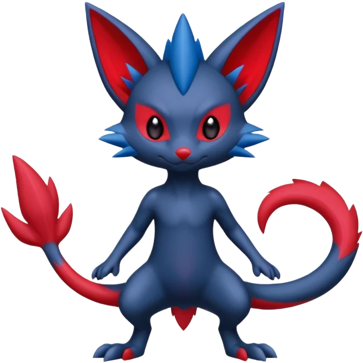 Sneasel-Weavile-Fakémon-hybrid-creature (full body)  emoji