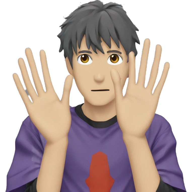 evangelion-wet-hand emoji