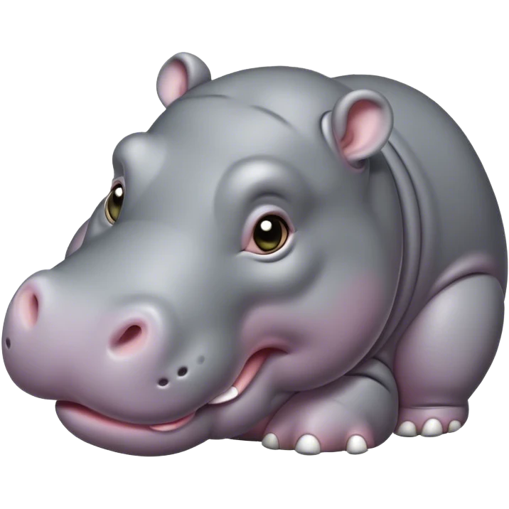 Baby hippo  emoji