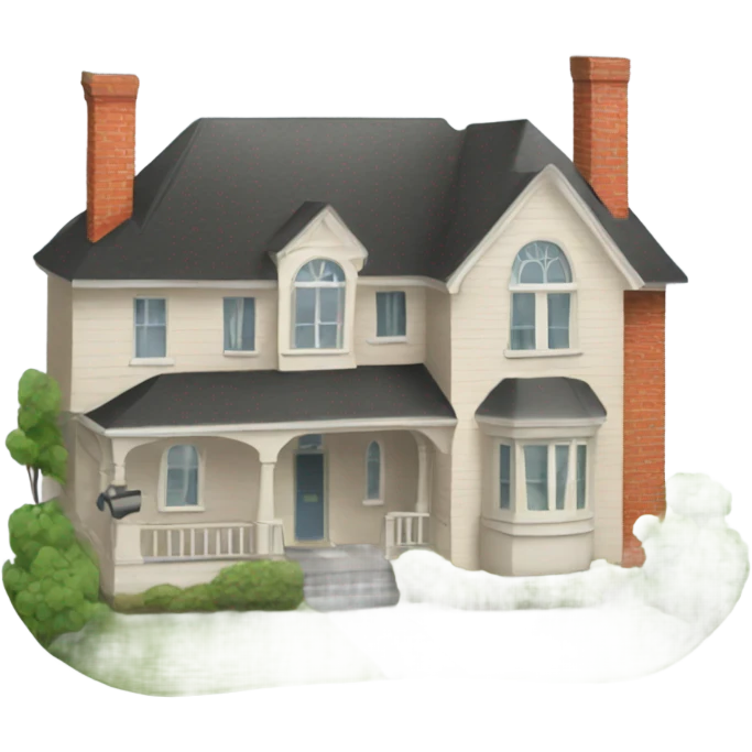 A large house full of mail and packages  emoji